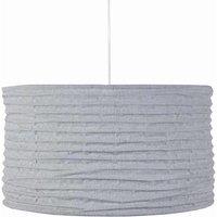 Pacific Patpong 50Cm Grey Jute Easy Fit Pendant, Grey