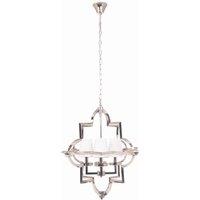 Pacific Zanetta Nickel Metal Four Shade Pendant, Silver
