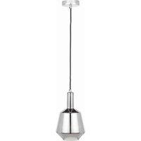 Pacific Jake Shiny Smoked Glass Pendant, Grey