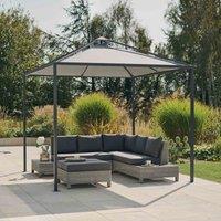 Kettler Panalsol Pagoda 2.9 x 2.9m Grey, Grey