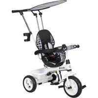 HOMCOM 6 In 1 Kids Tricycle W/ Handle For 1.5 Year, White, White