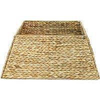 Ivyline Water Hyacinth Foldable Square Tree Skirt H26Cm W60Cm, Brown