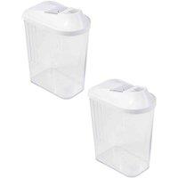 Keeeper Set Of 2 Pouring Jar 1.5 Litre With Infinitely Adjustable Dispensing Lid, Multi