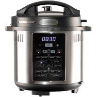 Daewoo 6L 2 In 1 Air Fryer Pressure Cooker, Black