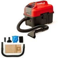 Einhell Power X-change Cordless Wet And Dry Vacuum Cleaner Te-vc 18 10 Li-solo, Red