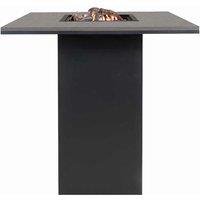 Pacific Cosiloft 100 Black And Grey Fire Pit Bar Table, Grey