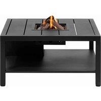Pacific Cosiflow 100 Square Anthracite Fire Pit Table, Black