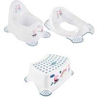 Keeeper Peppa Pig Baby Potty toilet Seat & Step Stool, Multi