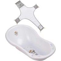 Keeeper Bambi Baby Bath 84Cm with Plug & Baby Bath Net, Multi