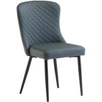 World Furniture Set Of 2 Hadley PU Dining Chair - Blue