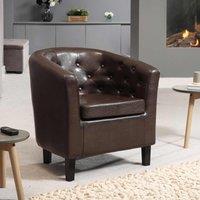 Artemis Home Lodi Tub Chair - Brown