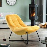 Artemis Home Merced Fabric Accent Chair - Mustard, Yellow