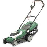 Webb Classic 37Cm 15inch Electric Rotary Lawnmower With Rear Roller, Green