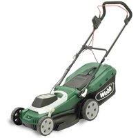 Webb Classic 40Cm 16inch Electric Rotary Lawnmower With Rear Roller, Green