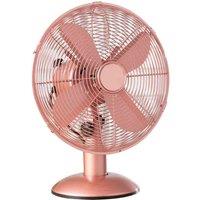 Daewoo Xx 12 Inch Desk Fan Rose Gold Xx, Gold
