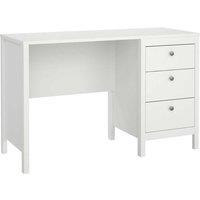 Indoor Furniture Group Furniture To Go Madrid Desk 3 Drawers White, White