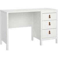 Indoor Furniture Group Furniture To Go Barcelona Desk 3 Drawers White, White