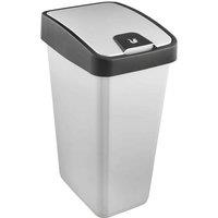 Keeeper Premium Waste Bin With Flip Lid 45 Litre - Silver, Multi