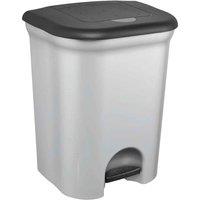 Keeeper Pedal Bin With 2 Waste Compartments 11 Litre - Silver, Multi