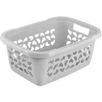 Keeeper Air Permeable Design Laundry Basket 32 Litre - Grey, Grey