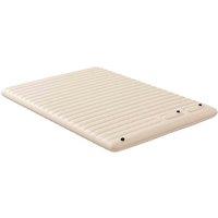Outsunny Double Air Bed Inflatable Mattress, 195 x 140 x 10cm, White, White