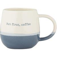 Price & Kensington But First Coffee Mug 34Cl, Blue