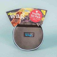 Henry Wag Snaffle Set Pack Folding Travel Bowls, Grey