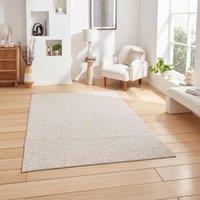 Think Rugs Boucle Brown Rectangle 160 x 230cm Polyester Boucle E6403, Brown