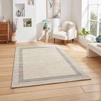 Think Rugs Geneva Beige Rectangle 200 x 290cm Polypropylene Berber 1616, Brown