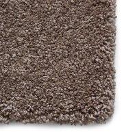 Think Rugs Sierra Beige Rectangle 160 x 220cm Polypropylene Plain Shaggy 9000, Brown