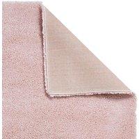 Think Rugs Sierra Pink Rectangle 080 x 150cm Polypropylene Plain Shaggy 9000, Pink