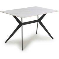 Shankar Timor 1.2M White Dining Table, White