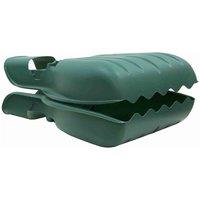 JVL Outdoor Garden Leaf Grabber Scoop, Set of 2, Green, Green