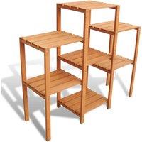 vidaXL Garden Plant Stand 97x31x87cm Solid Fir Wood, Brown