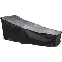 Cozy Bay Furniture Ezbreathe Sun Lounger Cover In Black, Black