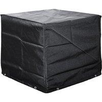 Cozy Bay Furniture Ezbreathe Malta Side Table Cover In Black, Black