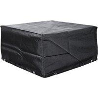 Cozy Bay Furniture Ezbreathe Malta Coffee Table Cover In Black, Black