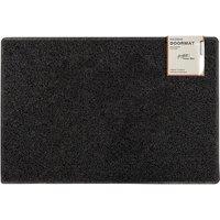 Oseasons Plain Small Doormat In Black, Black