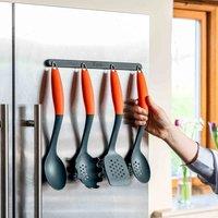 Eyra Design All Hands Kitchen Utensils Orange, Multi