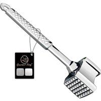 Gourmet Easy Stainless Steel Kitchen Hammer Tenderizer, Silver