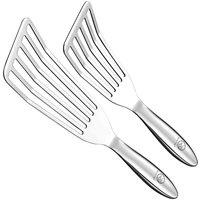 Gourmet Easy Set Of 2 Stainless Steel Spatula - Silver, Silver