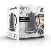 Daewoo Stirling 1.7L 3Kw Pyramid Kettle Grey, Grey