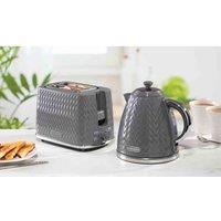 Daewoo Argyle Jug Bundle - Grey, Grey