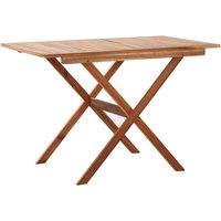 vidaXL Garden Table 110x67x74cm Solid Acacia Wood, Brown