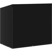 vidaXL Swing Bench Cover 6 Eyelets 135x105x175cm, Black