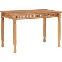 vidaXL Garden Dining Table 120x65x80cm Solid Teak Wood