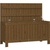vidaXL Garden Storage Box Honey Brown 108x42.5x54cm Solid Wood Pine, Brown