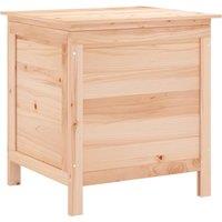 vidaXL Garden Storage Box 50x49x56.5cm Solid Wood Fir, Brown