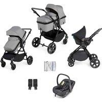 Ickle Bubba Comet 3 In 1 Travel System Astral - Black Space Grey Black, Grey