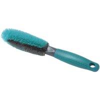 Jvl Car And Bike Cleaning Range Wheel Loop Brush Plastic And Rubber Grey Teal, Grey
